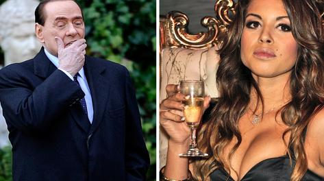 Silvio Berlusconi e Ruby. Afp Silvio Berlusconi e Ruby. Afp