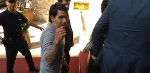 Carlitos Tevez appena ha messo piede a Torino
