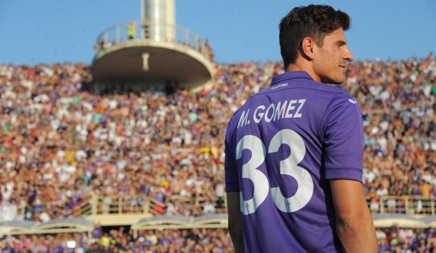 Gomez idolo del Franchi. Ansa Gomez idolo del Franchi. Ansa