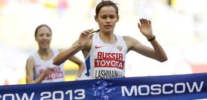 Oro alla Lashmanova, dietro di lei la Kyrdyapkina. Ap