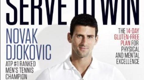 La copertina del libro di Novak Djokovic