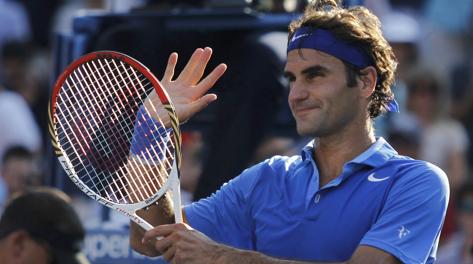 Roger Federer, numero 7 al mondo. Reuters