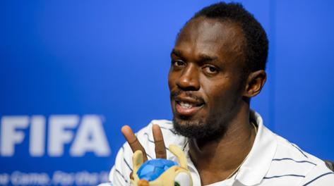 Usain Bolt, 27 anni. Afp