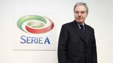 Maurizio Beretta, presidente di Lega della serie A. Ansa 