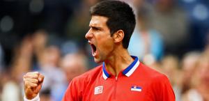 Novak Djokovic, 26 anni, numero 1 al mondo. Epa