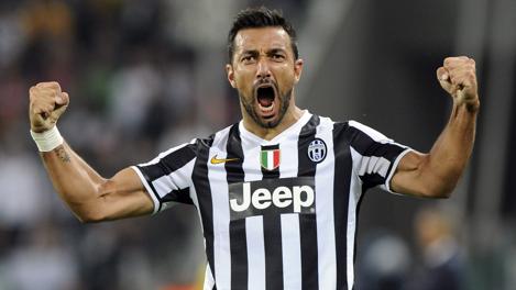 Fabio Quagliarella dopo il gol del 2-1. Reuters Fabio Quagliarella dopo il gol del 2-1. Reuters