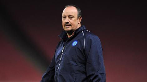 Il tecnico del Napoli, lo spagnolo Rafa Benitez. Reuters