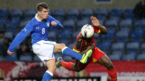 Federico Viviani tra i protagonisti dell'impresa dell'Under. Afp Federico Viviani tra i protagonisti dell'impresa dell'Under. Afp
