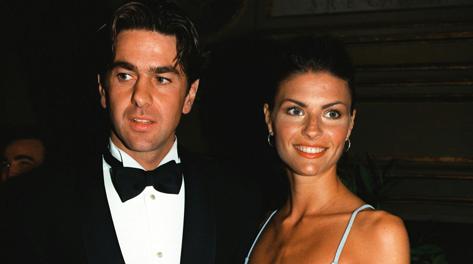 Martina Colombari col marito Billy Costacurta. Ansa
