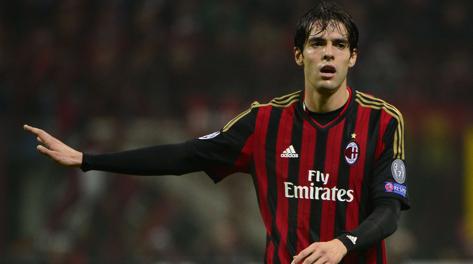 Kakà, protagonista di un ottimo primo tempo. Afp Kakà, protagonista di un ottimo primo tempo. Afp