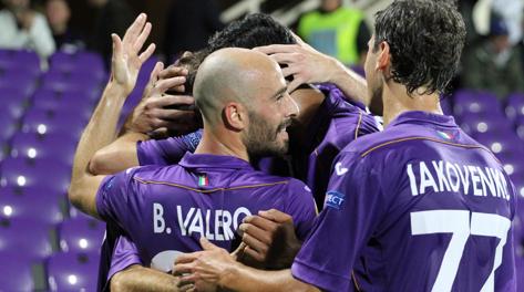La Fiorentina ha vinto la sua terza partita in Europa League. Ansa La Fiorentina ha vinto la sua terza partita in Europa League. Ansa