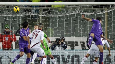 Il vantaggio viola a firma Rodriguez. Ap Il vantaggio viola a firma Rodriguez. Ap