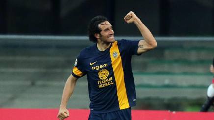 Luca Toni match winner contro il Chievo: 16° gol. Ansa