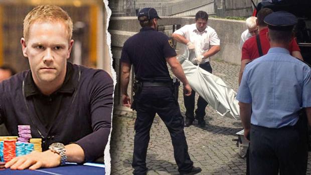 Johannes Strassmann sul tavolo da poker. E il ritrovamento del cadavere. Bild Johannes Strassmann sul tavolo da poker. E il ritrovamento del cadavere. Bild