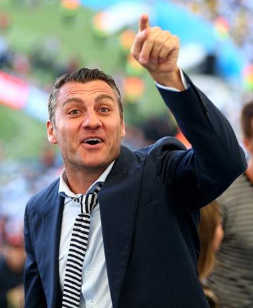 Bobo Vieri se la ride. Getty