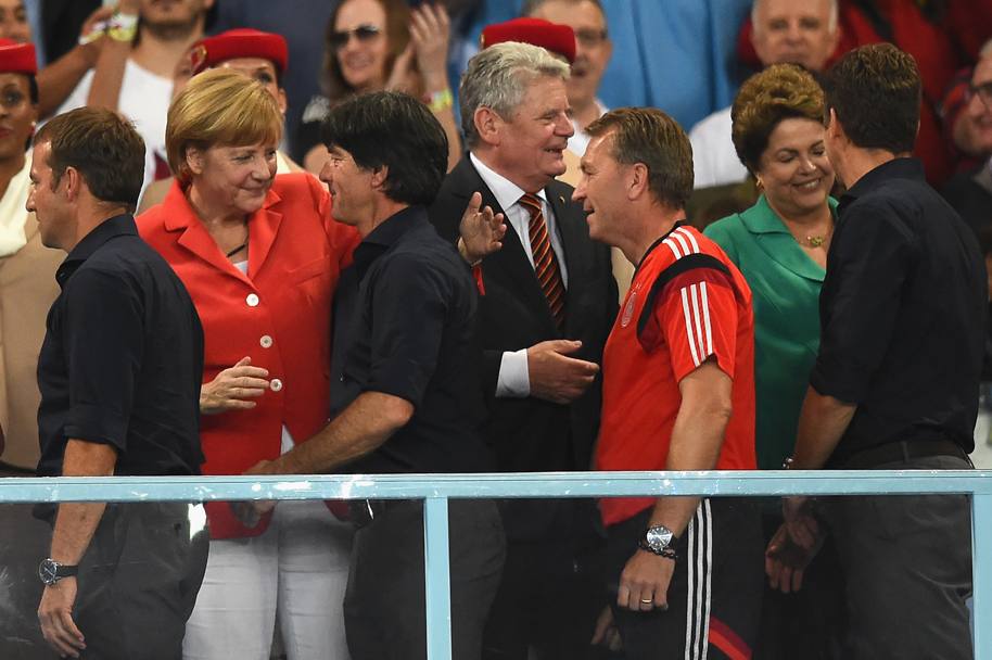 Sguardo d&#39;intesa tra Angela e Joachim (Getty Images)