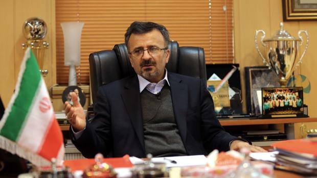 Mohammad Reza Davarzani, presidente della Federazione iraniana. AFP Mohammad Reza Davarzani, presidente della Federazione iraniana. AFP
