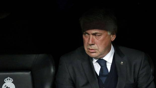 La faccia rabbuiata di Ancelotti. Reuters