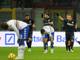 Shaqiri, Icardi e Podolski fanno festa durante Inter-Samp di Coppa Italia. Ansa Shaqiri, Icardi e Podolski fanno festa durante Inter-Samp di Coppa Italia. Ansa