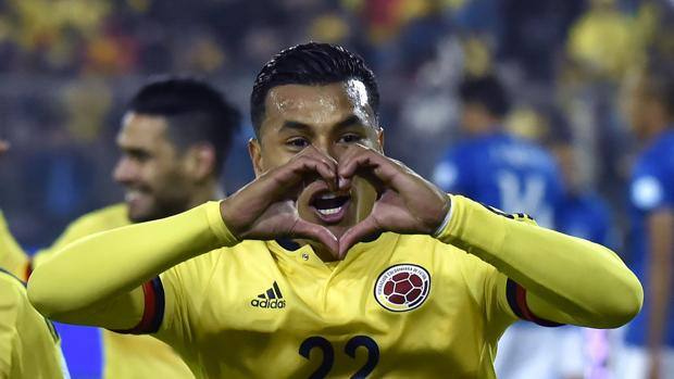 Jeison Murillo, qui con la Colombia. Afp