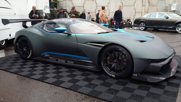 La Aston Martin Vulcan che ha girato a Spa