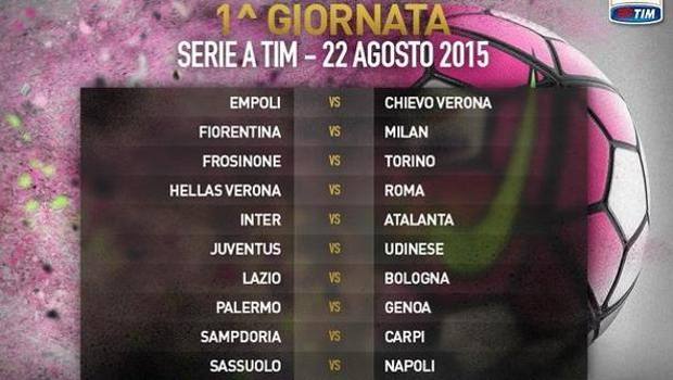 Serie A Calendario Napoli 2015