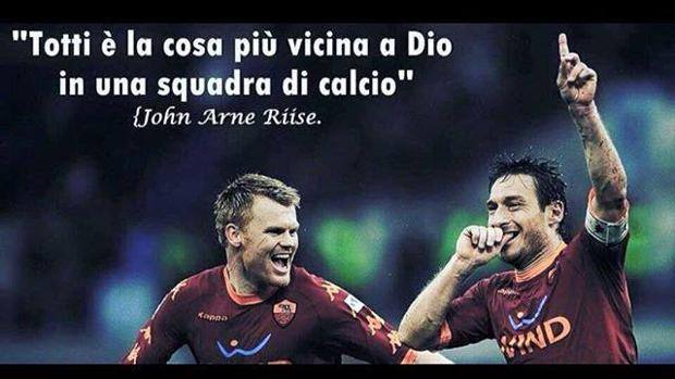 John Arne Riise, 34 anni, ai tempi della Roma con Francesco Totti, 38. @jariiseofficial