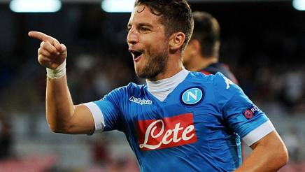 L'attaccante del Napoli Dries Mertens, 28 anni. Getty L'attaccante del Napoli Dries Mertens, 28 anni. Getty