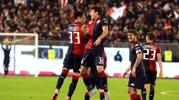 L'esultanza dei sardi. LaPresse