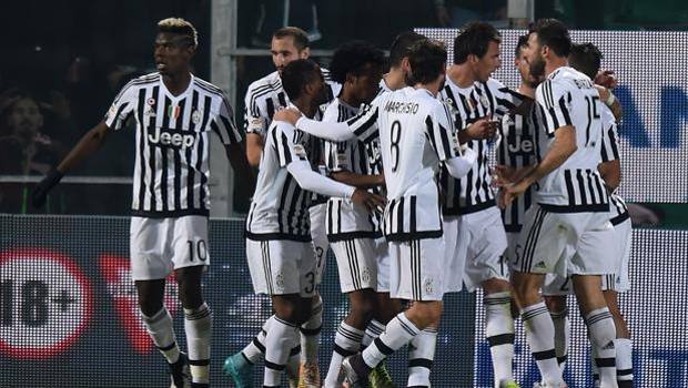 L'esultanza della Juve dopo il gol di Mandzukic. Getty L'esultanza della Juve dopo il gol di Mandzukic. Getty