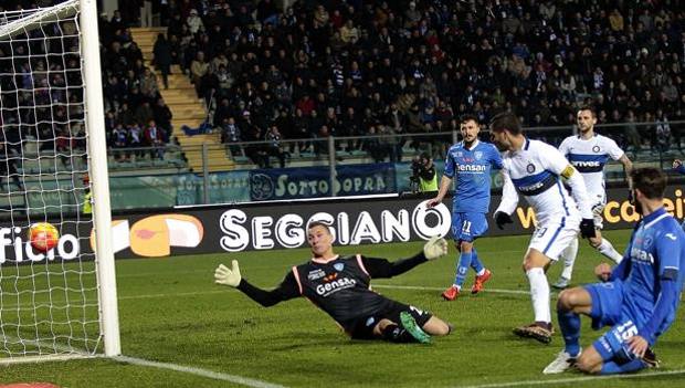Il gol-partita di Mauro Icardi, 22 anni. Getty