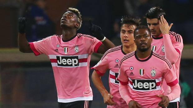 Pogba e la Juve guardano in alto. Afp Pogba e la Juve guardano in alto. Afp