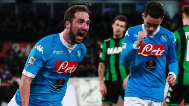 Gonzalo Higuain festeggia. Afp Gonzalo Higuain festeggia. Afp