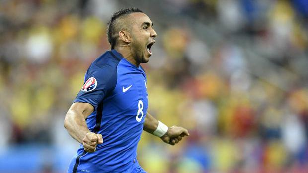 L'esultanza di Payet. Ap L'esultanza di Payet. Ap