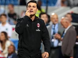 Il tecnico del Milan Vincenzo Montella. Ansa