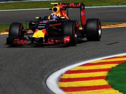 Max Verstappen in azione a Spa. Getty 
