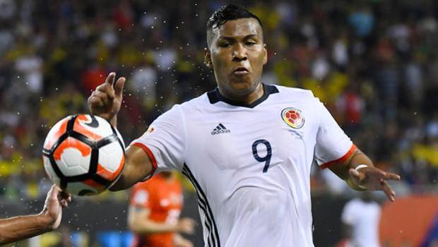 The Colombian striker Roger Martínez, 22, Jiangsu Suning.  reuters