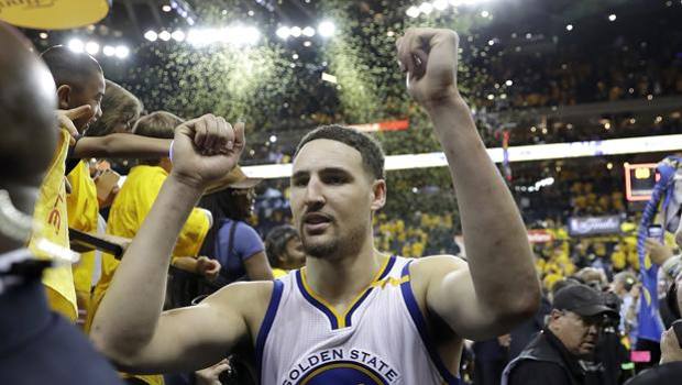 Klay Thompson, 22 punti per lui in gara -2 Klay Thompson, 22 punti per lui in gara -2