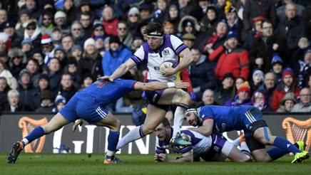 Hamish Watson prova a sfondare. Afp Hamish Watson prova a sfondare. Afp