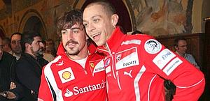 Alonso e Rossi a Campiglio. Ansa
