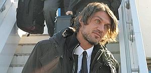 Paolo Maldini, 42 anni, ex difensore del Milan. Ansa