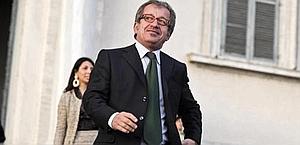 Il ministro dell'Interno, Roberto Maroni, 56 anni. Ansa