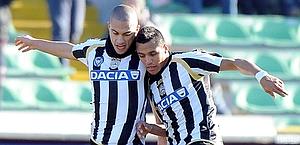 Alexis Sanchez e Gokhan Inler, tesoretto dell'Udinese. Ansa