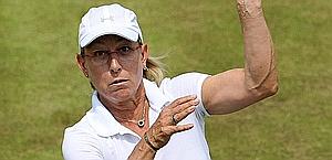 Martina Navratilova, 54 anni, nove vittorie a Wimbledon. Reuters