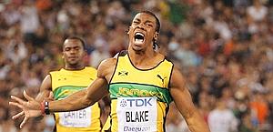 Tutta la gioia di Blake, neo-campione del mondo dei 100. Ap