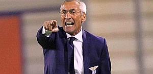 Edy Reja, 66 anni, alla terza stagione sulla panchina della Lazio. Lapresse