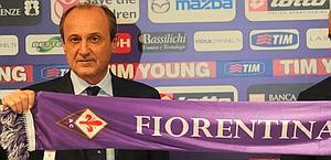 Il neo allenatore della Fiorentina Delio Rossi. Ansa