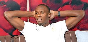 Usain Bolt, 25 anni, primatista mondiale di 100 e 200 m. Ap 