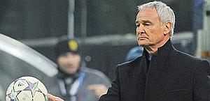 Claudio Ranieri, prima stagione all'Inter. Ansa