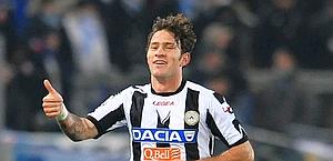 Antonio Floro Flores, 28 anni, punta dell'Udinese. Ansa